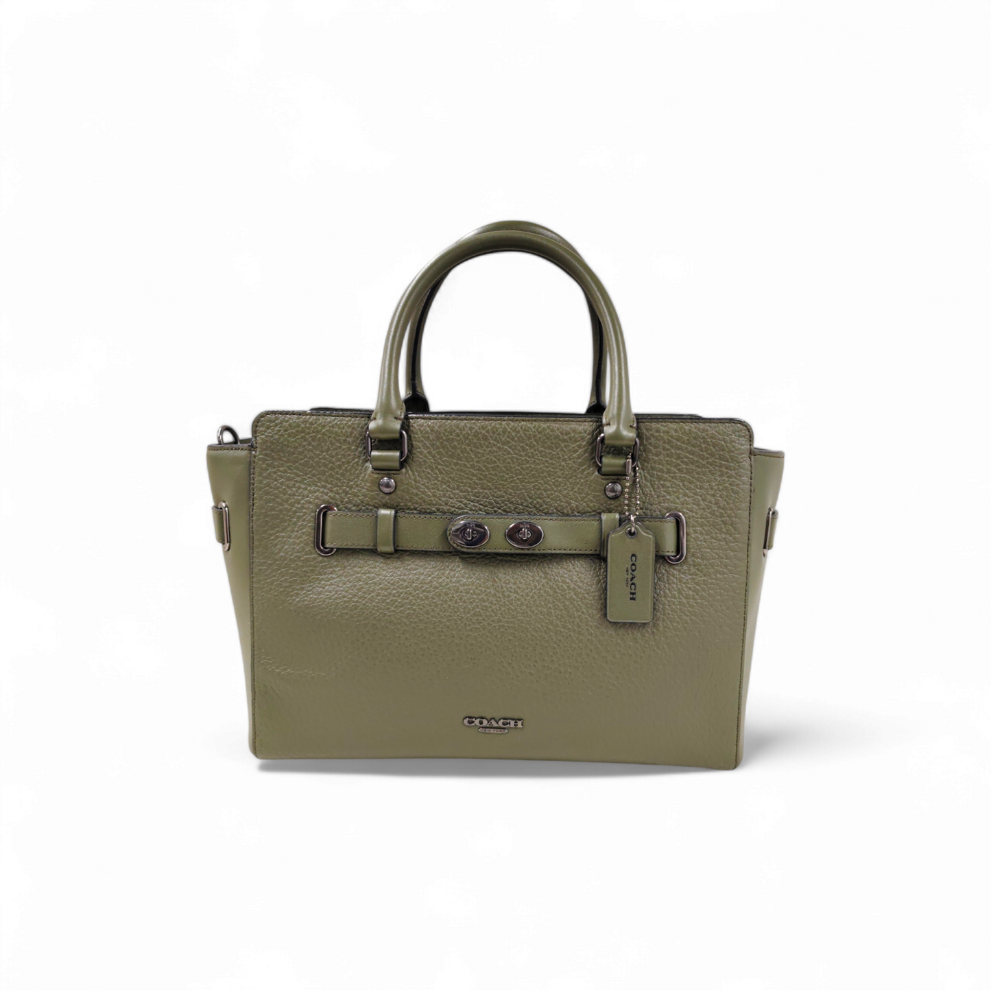 COACH Handbag F35689 Olive Rank B