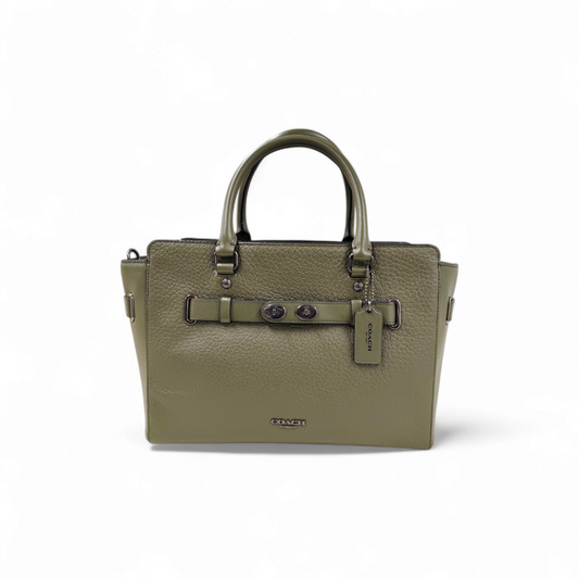 COACH Handbag F35689 Olive Rank B
