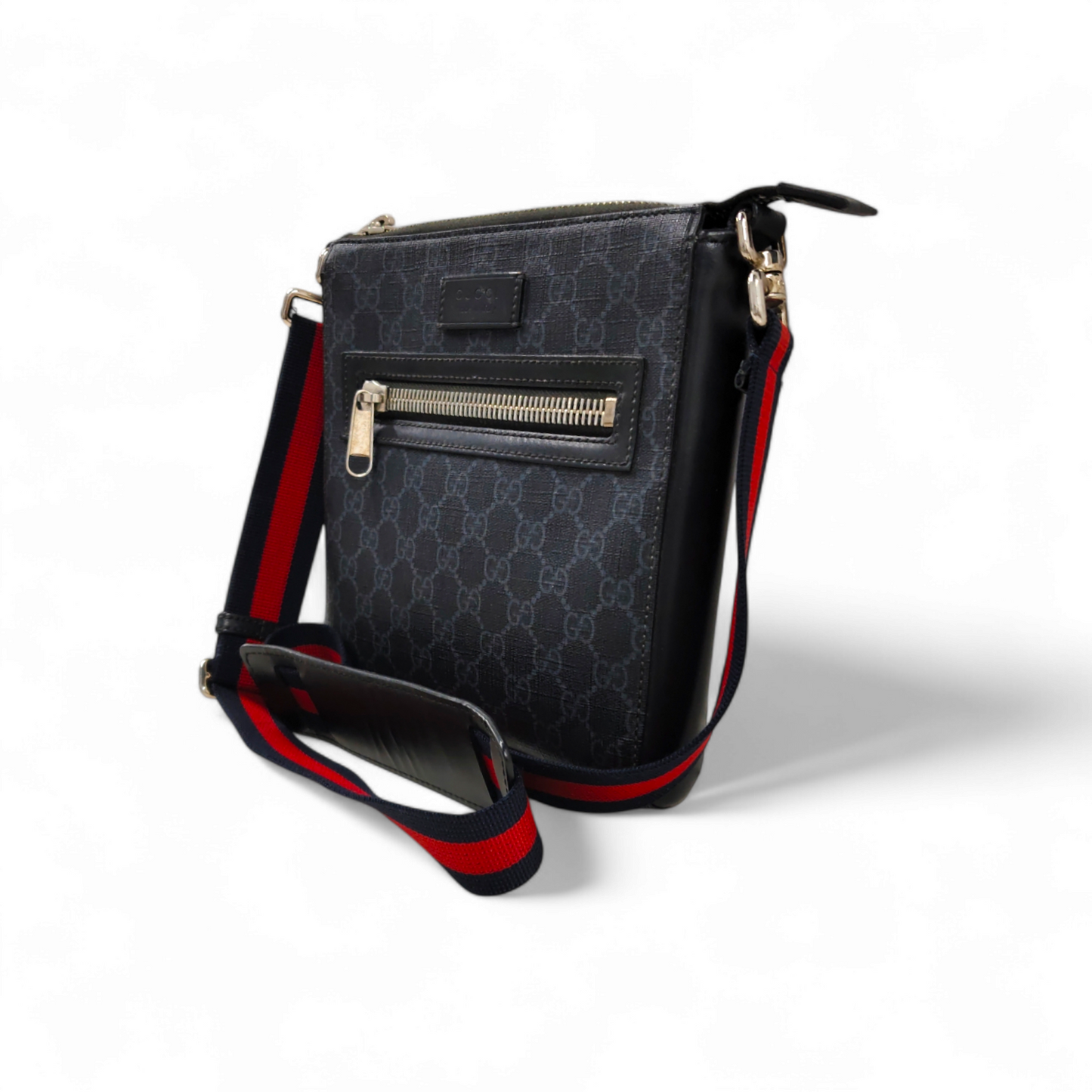 Gucci Messenger Bag 523599 A032071093 *Damage* Black Rank B