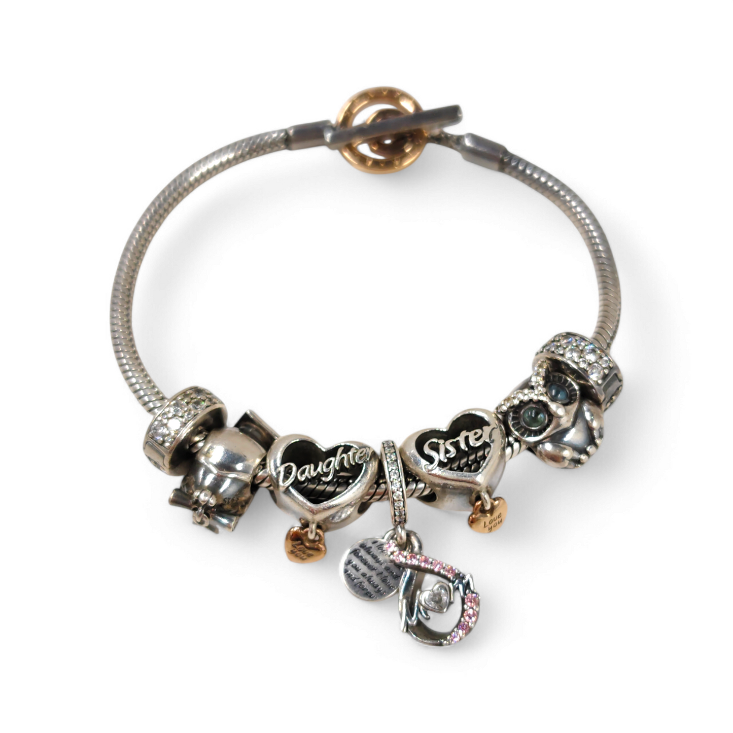 PANDORA Bracelet CHARM 7P Rank B
