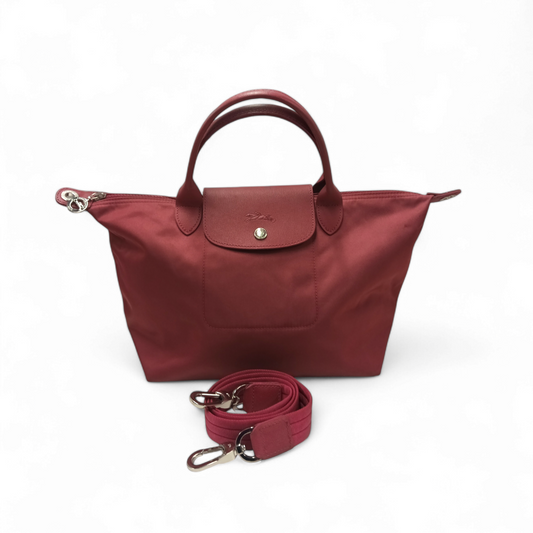 LONGCHAMP 2WAY Bag 1512578232 *Stain* Shocking Pink Rank B