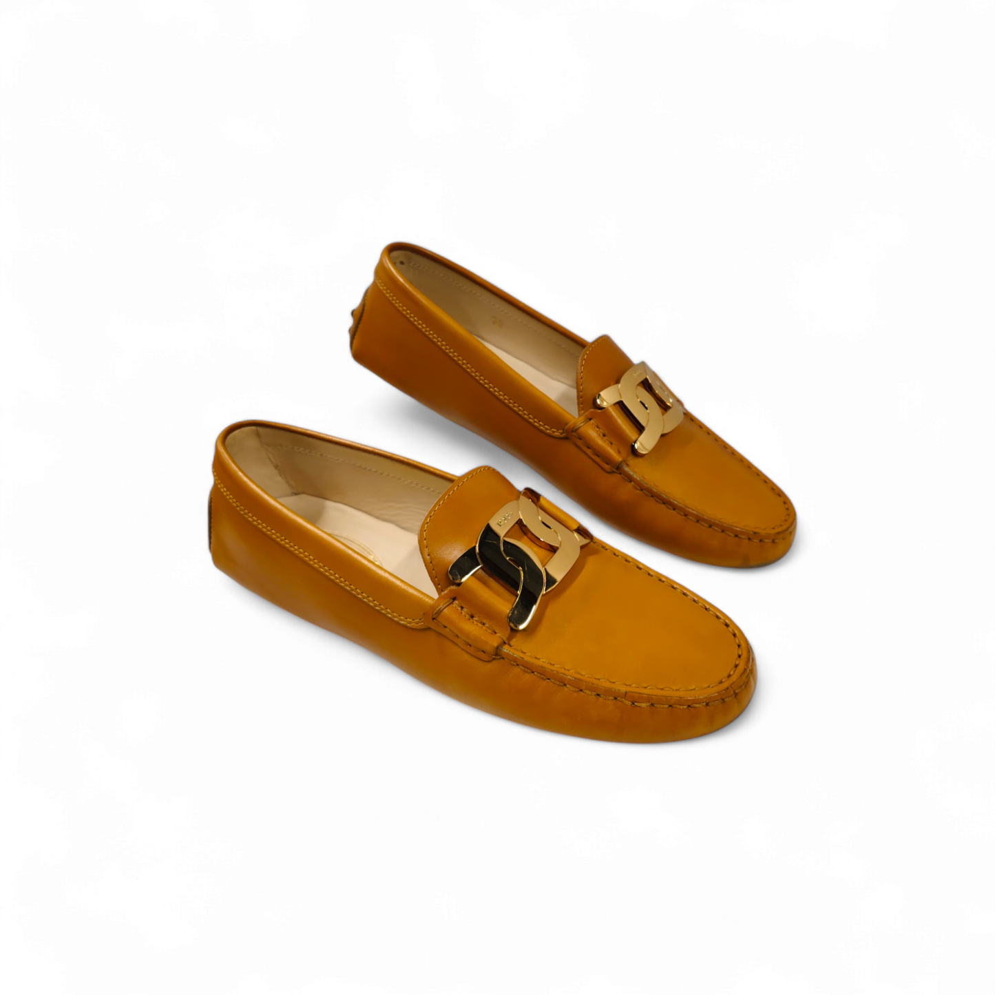 TOD'S Leather Shoes size 38 Lady's Brown Rank A