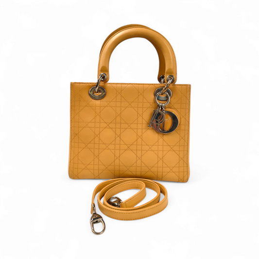 Christian Dior 2WAY Bag Carnage 09-MA-0034 Orange Handy * Damage* Rank B
