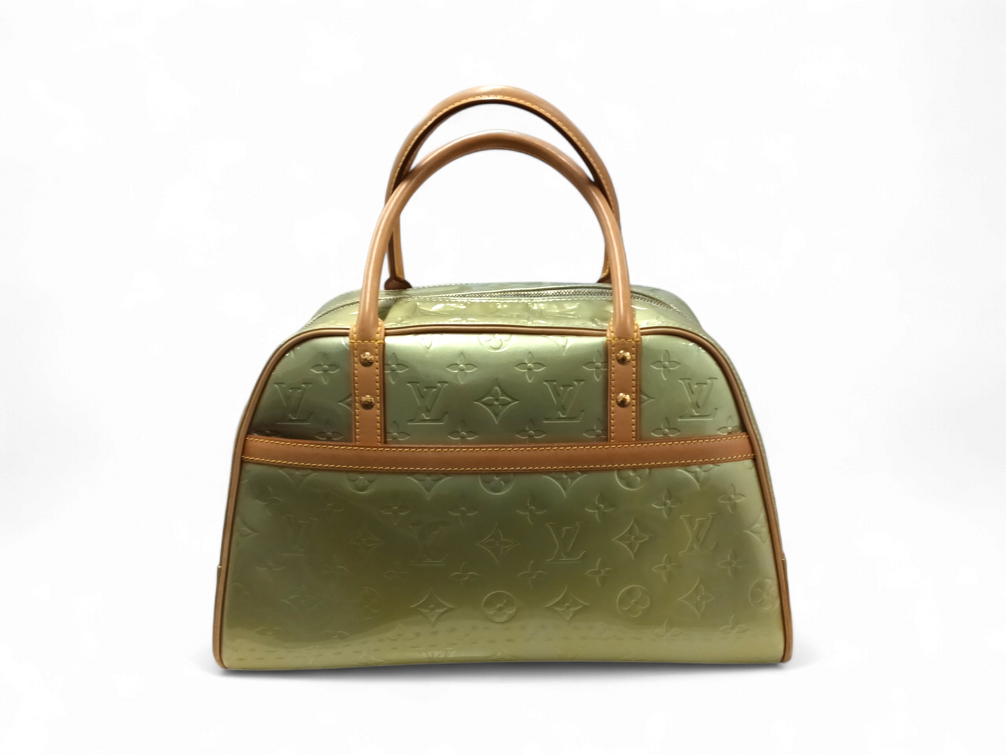 Louis Vuitton Boston Bag Monogram Yellow/Brown *Damage/Stain*