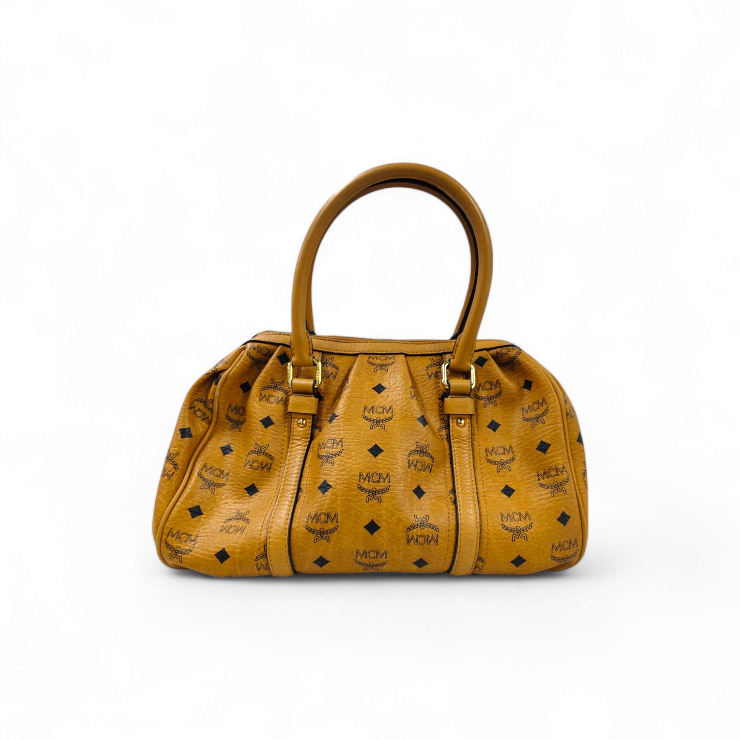 MCM Handbag Brown *Stain* 1011C99030122 Rank C