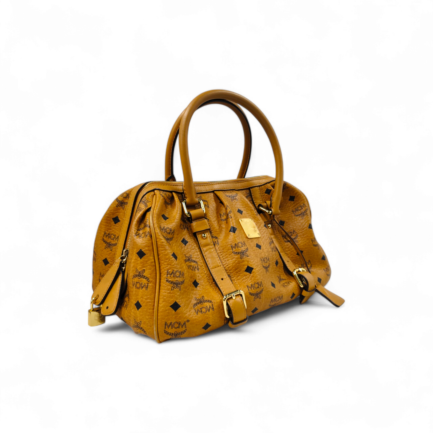 MCM Handbag Brown *Stain* 1011C99030122 Rank C