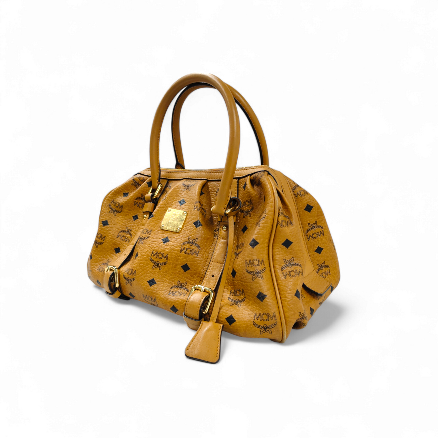 MCM Handbag Brown *Stain* 1011C99030122 Rank C