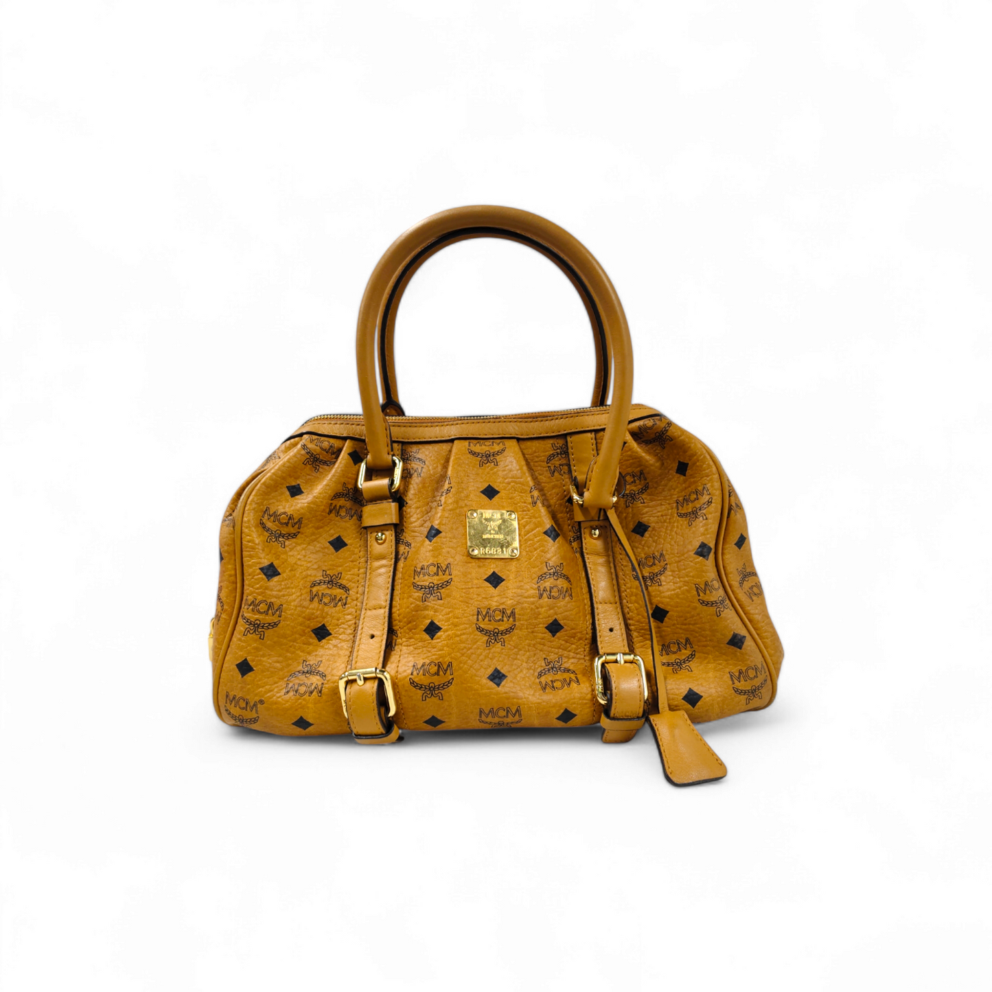 MCM Handbag Brown *Stain* 1011C99030122 Rank C
