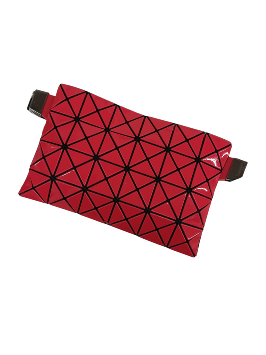 BAO BAO ISSEY MIYAKE Mini Shoulder Bag BB88-AG561 Rank (AB) Red