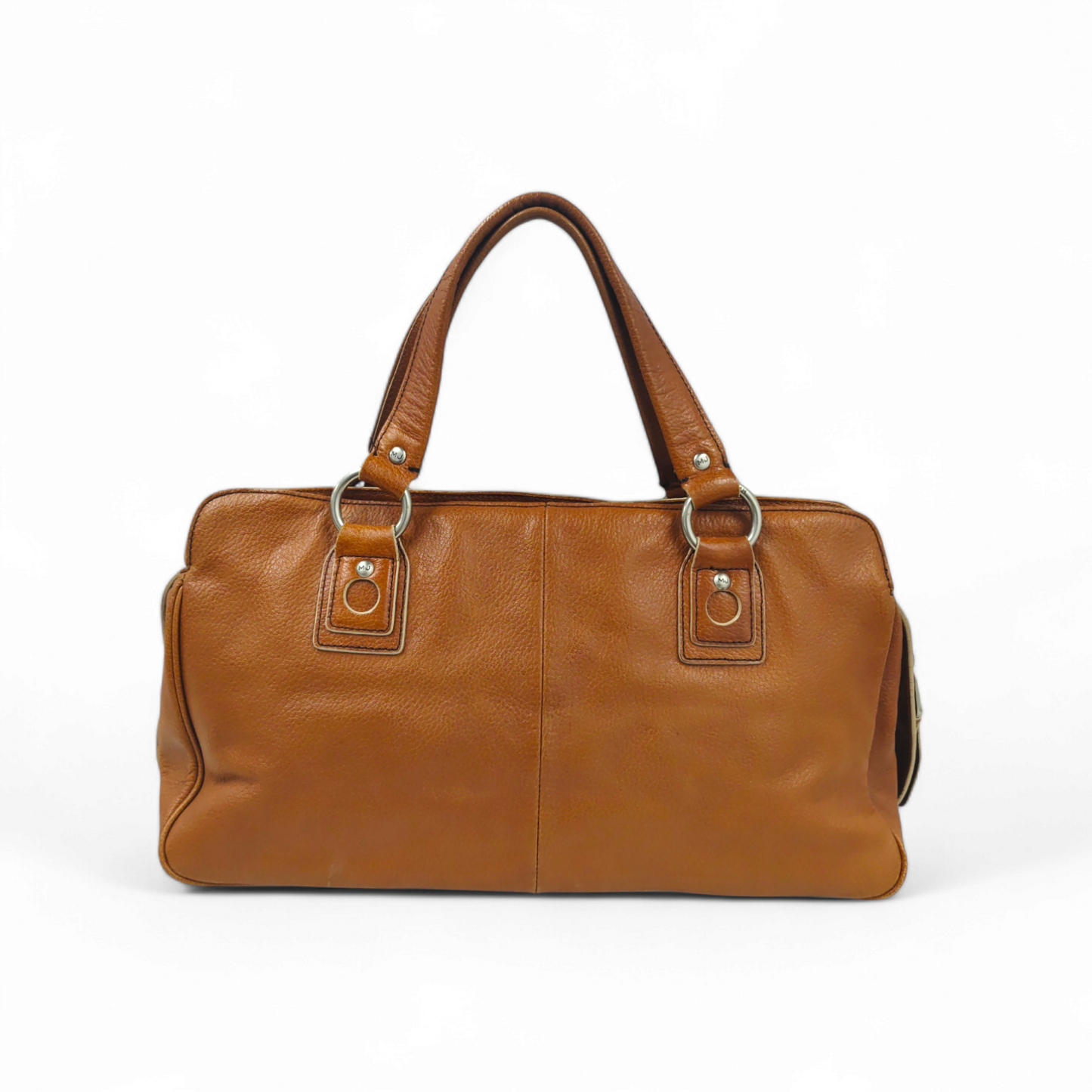 MARC JACOBS Handbag Brown *Stain* Rank B