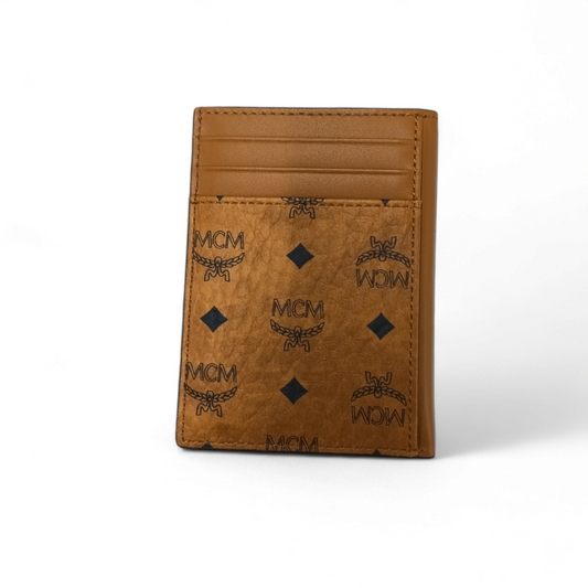 MCM Card case MAX AAVI03 C0001 Brown 10112305 Rank A