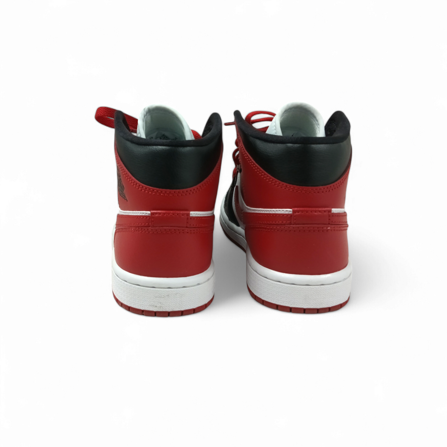 NIIKE high Cut Sneaker Size 36.5 BQ6472079 Lady's Red And white Air Jordan 1 MID Rank A