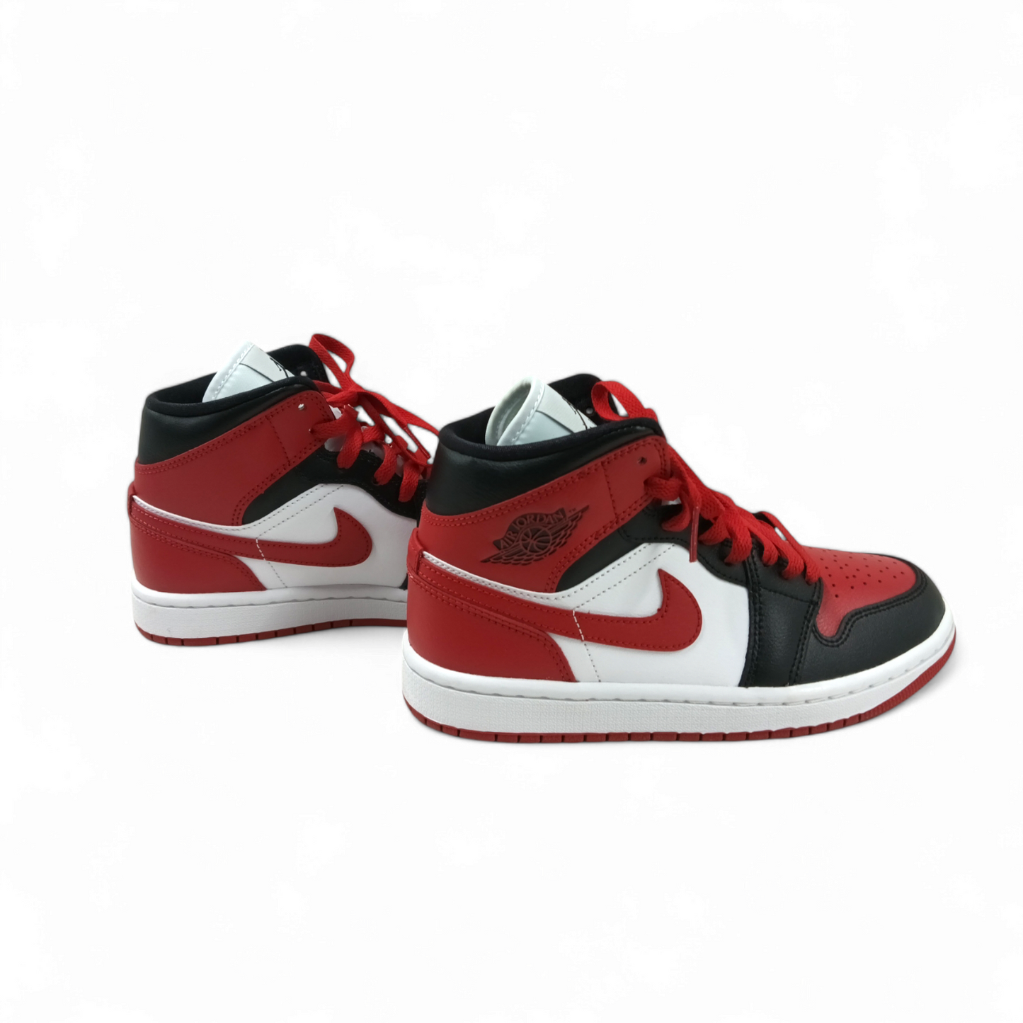 NIIKE high Cut Sneaker Size 36.5 BQ6472079 Lady's Red And white Air Jordan 1 MID Rank A