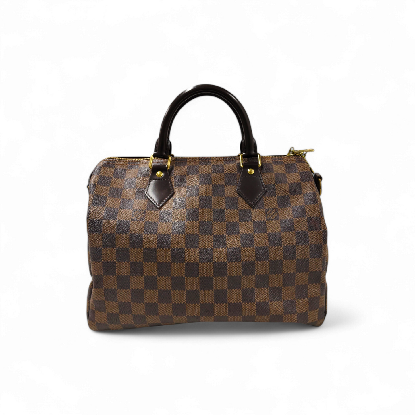 LOUIS VUITTON 2WAY Bag Damier N41367 *Stain* SP1192 Speedy 30 Bandouliere Brown Rank B