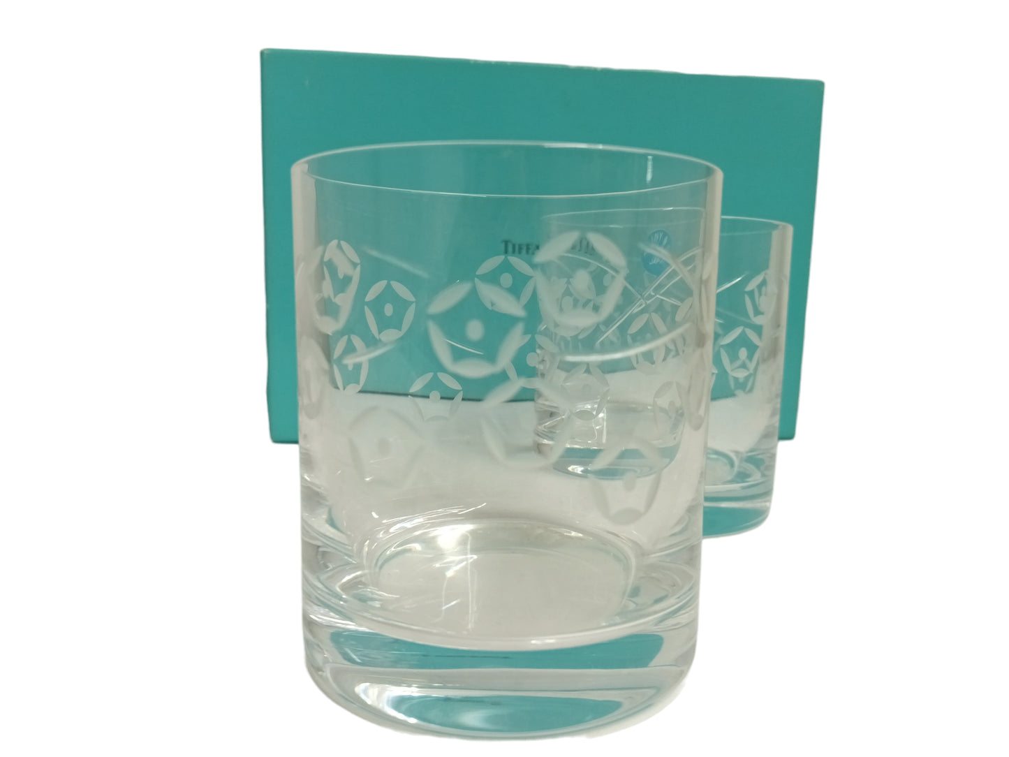 Glass Tiffany & Co. 2P Set 🥂 RANK (A)