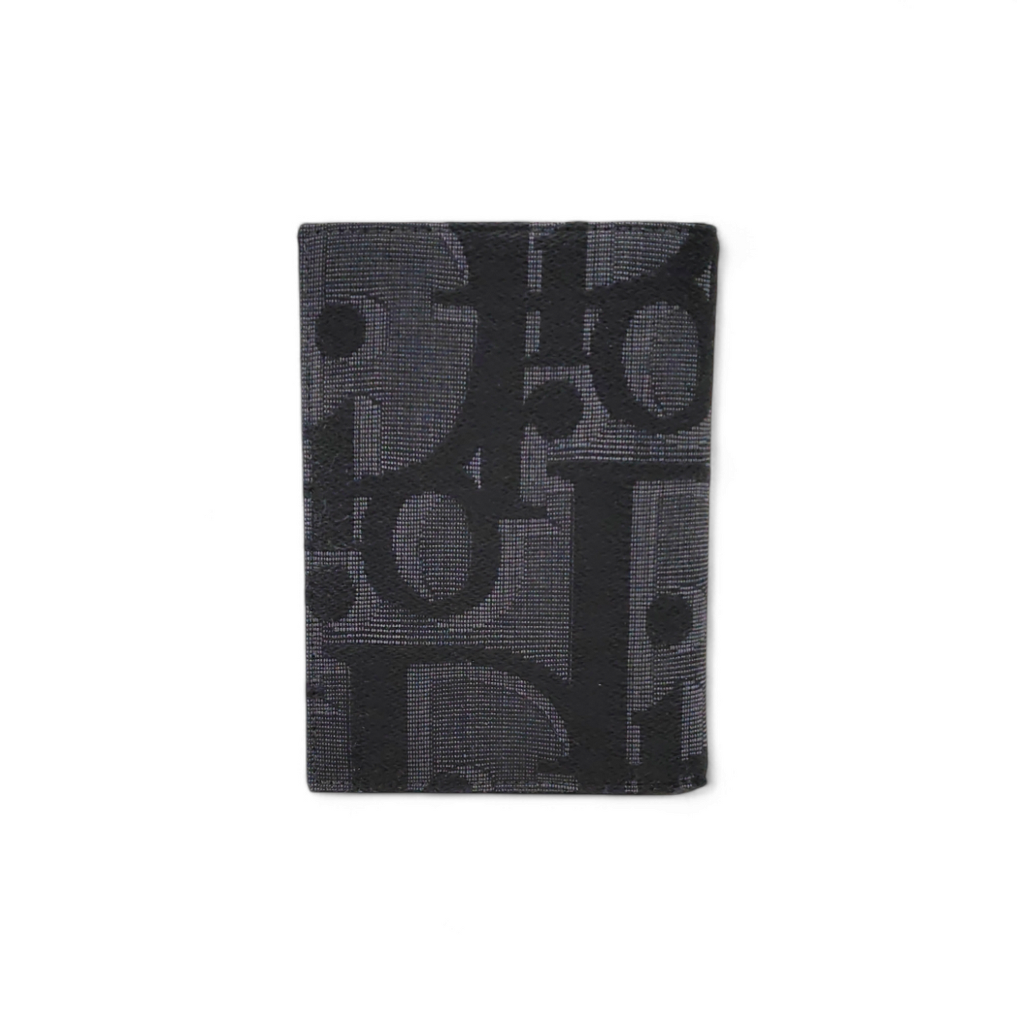 Christian Dior Passport Case 10-B0-0263 Black Rank B