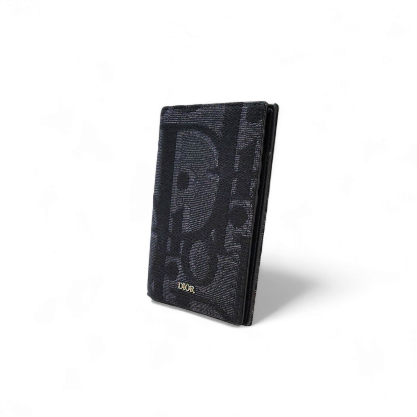 Christian Dior Passport Case 10-B0-0263 Black Rank B