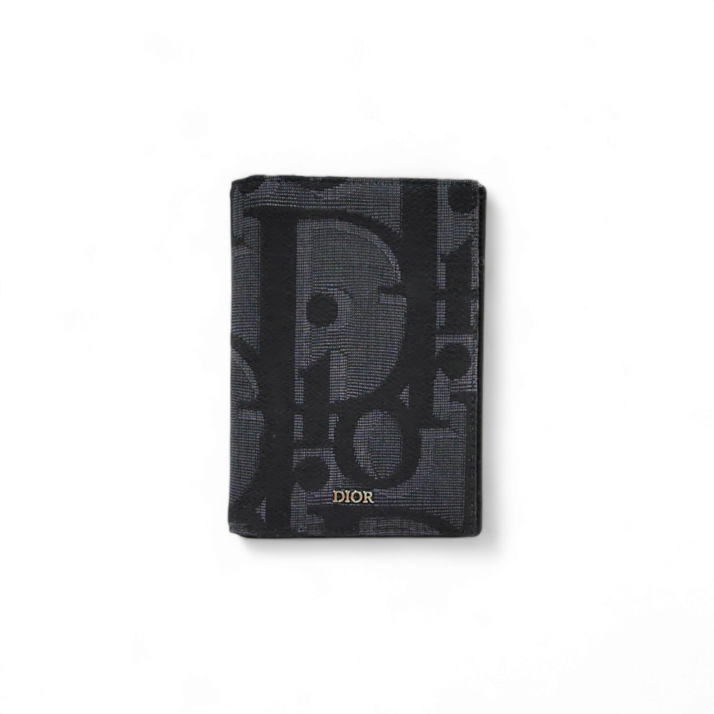 Christian Dior Passport Case 10-B0-0263 Black Rank B