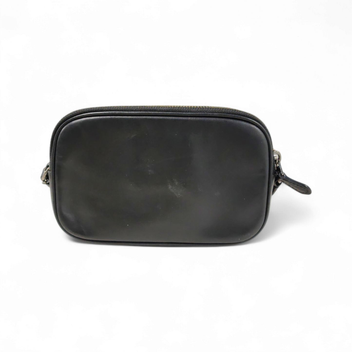 COACH Shoulder Bag F55743 inside damage Black Rank B
