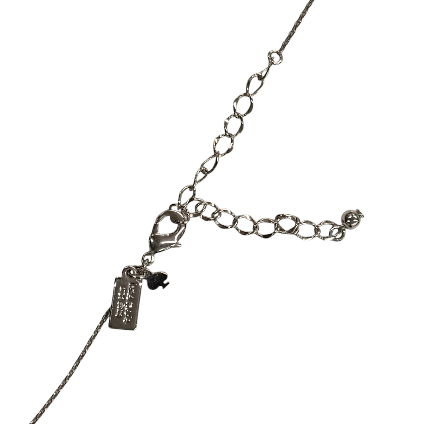 Kate Spade Necklace Silver Crystal Ball