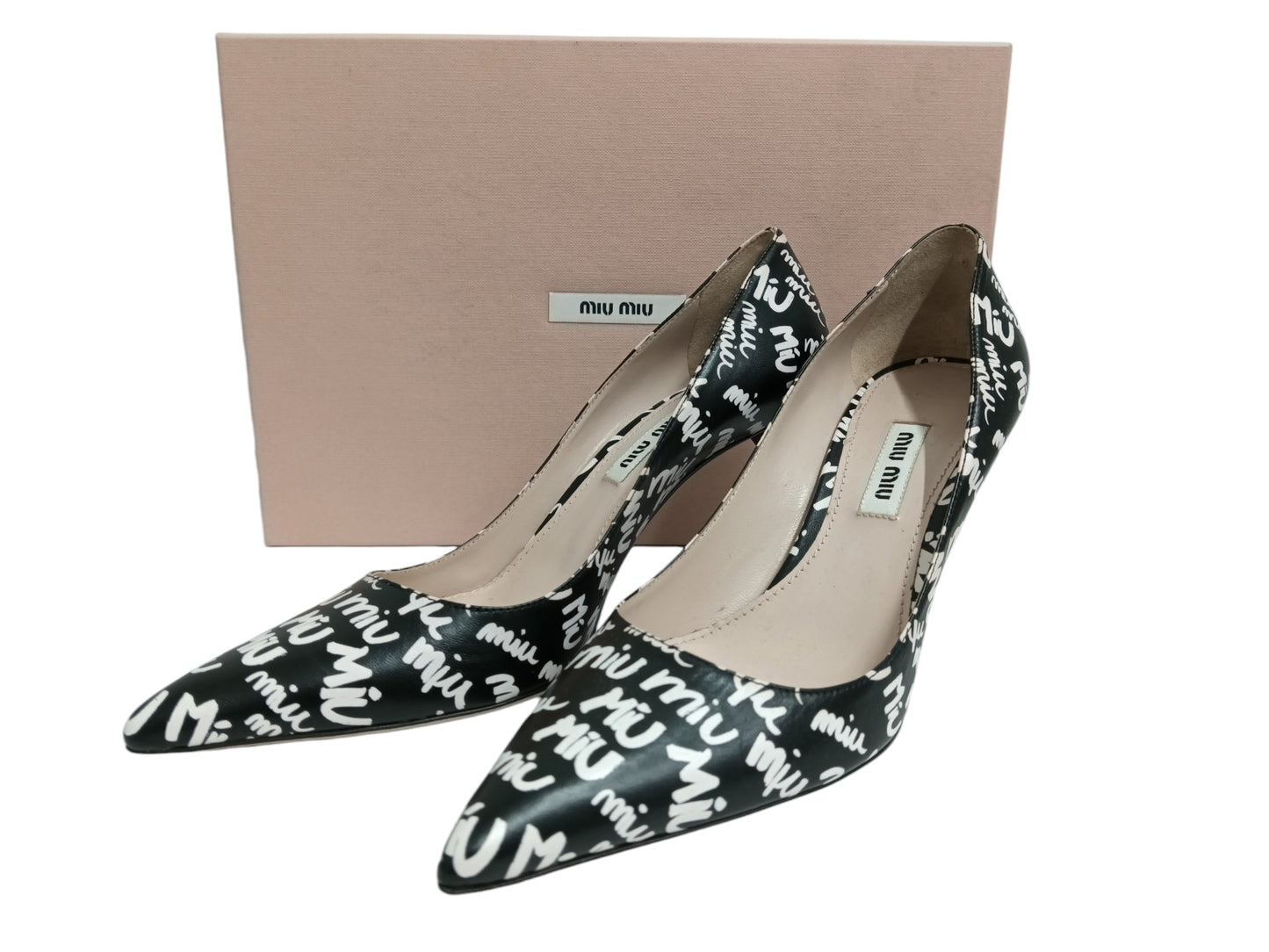 Pump MIU MIU 37 Black/Pink Rank (AB)