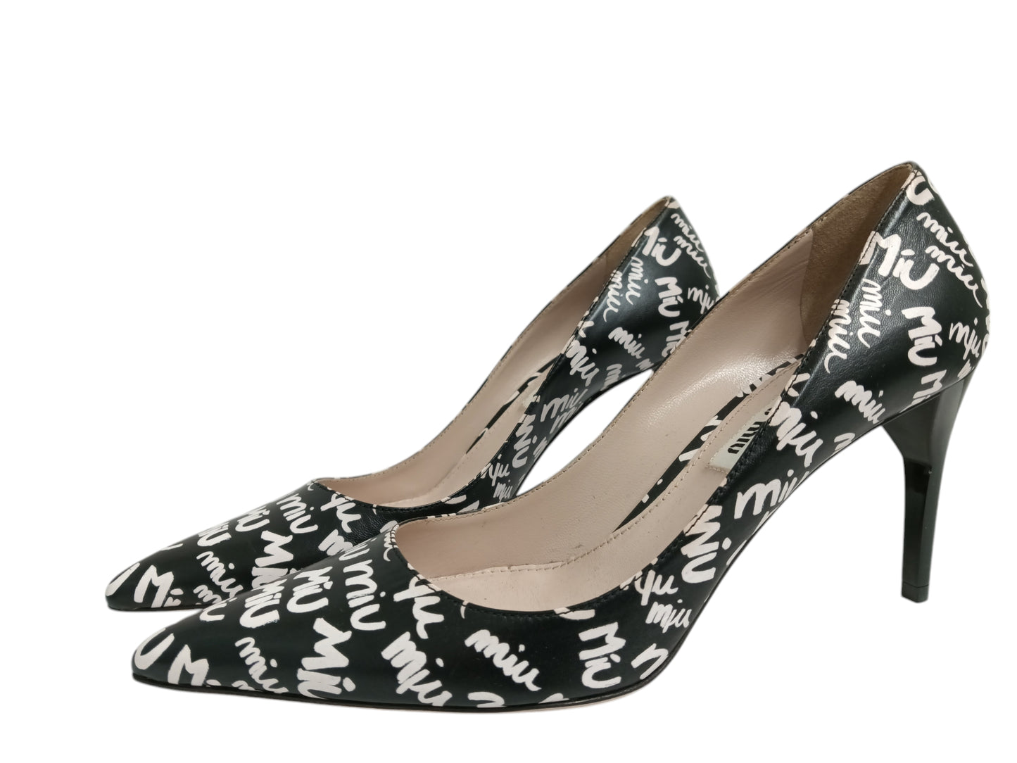 Pump MIU MIU 37 Black/Pink Rank (AB)