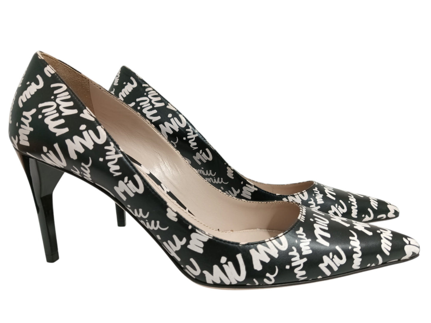 Pump MIU MIU 37 Black/Pink Rank (AB)