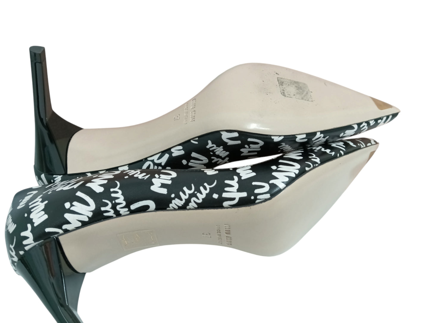 Pump MIU MIU 37 Black/Pink Rank (AB)