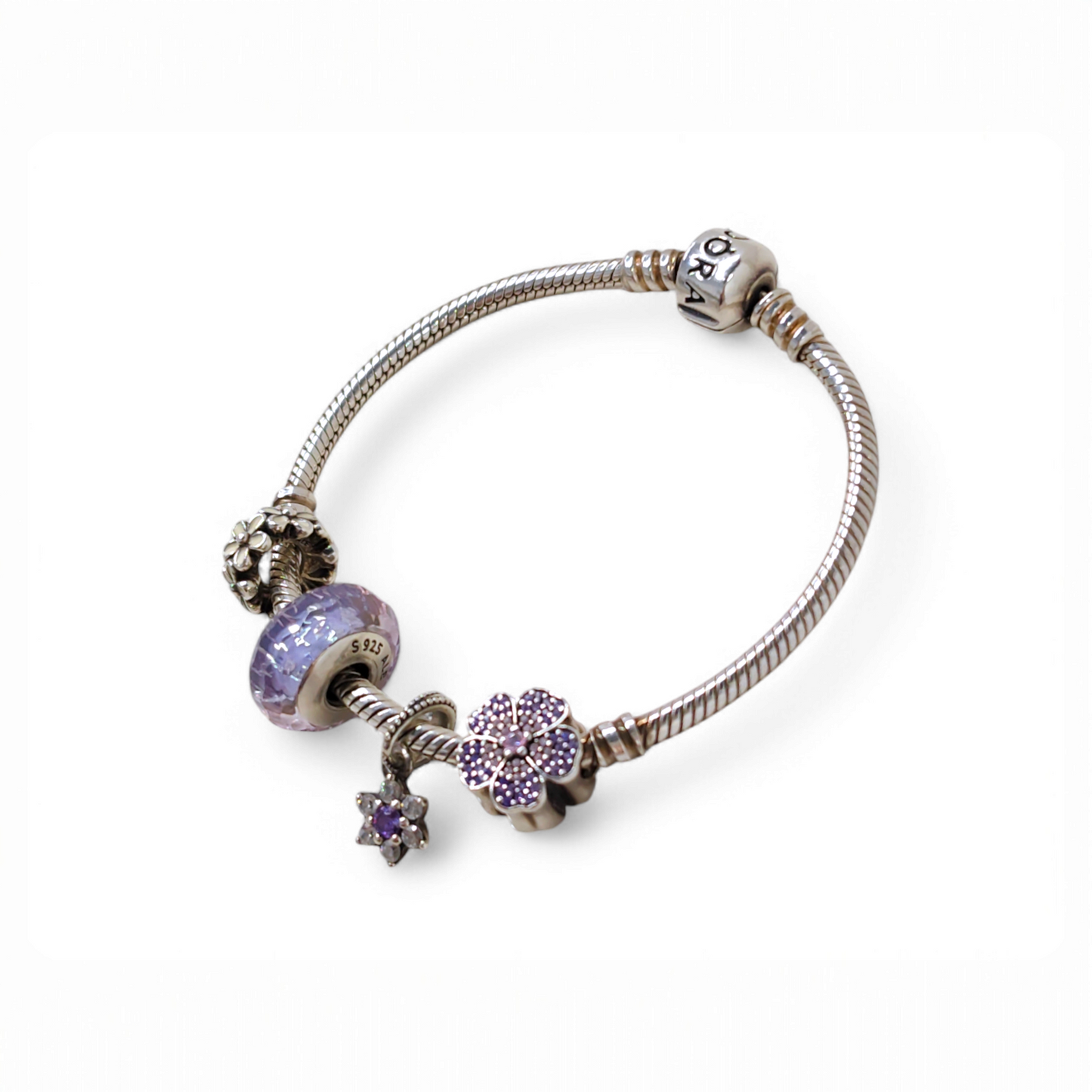 PANDORA Bracelet 4 CHARM Rank B