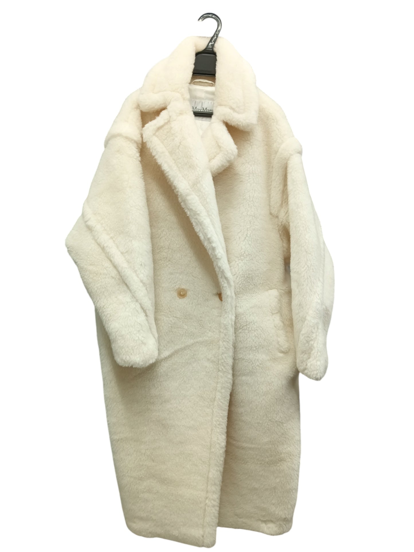 MaxMara Fur Coat XS Ivory Rank (B)
