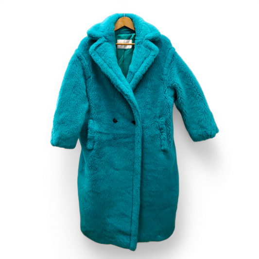 MaxMara Coat Size XS Lady's Blue 101613196 *Stain* Rank B
