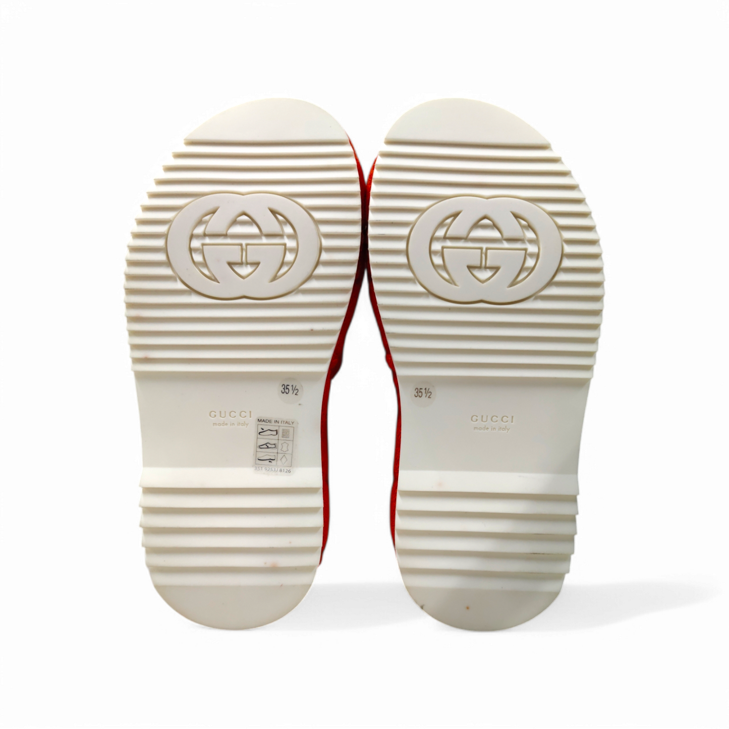 GUCCI Sandal Size 35 Lady's Orange 700599 Rank A