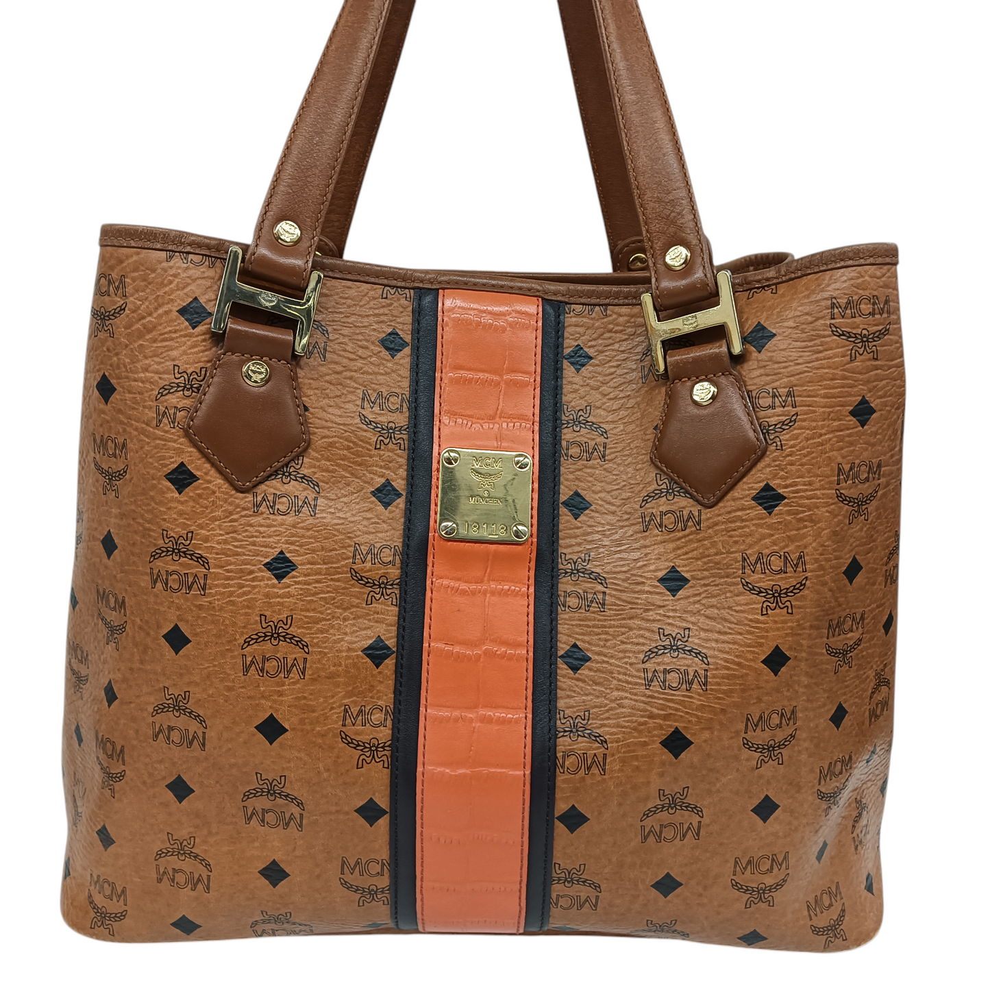 MCM Tote Bag 1010078060722 Rank (BC) Brown