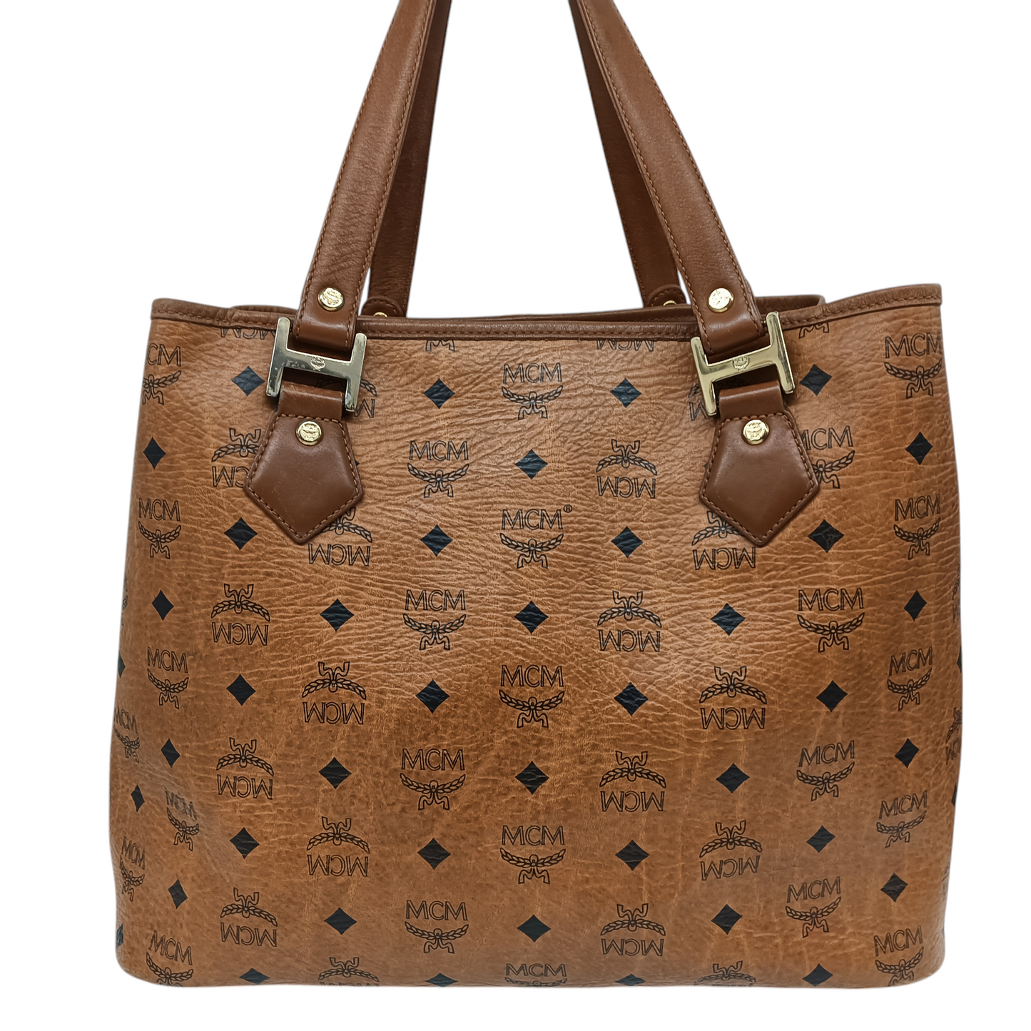 MCM Tote Bag 1010078060722 Rank (BC) Brown