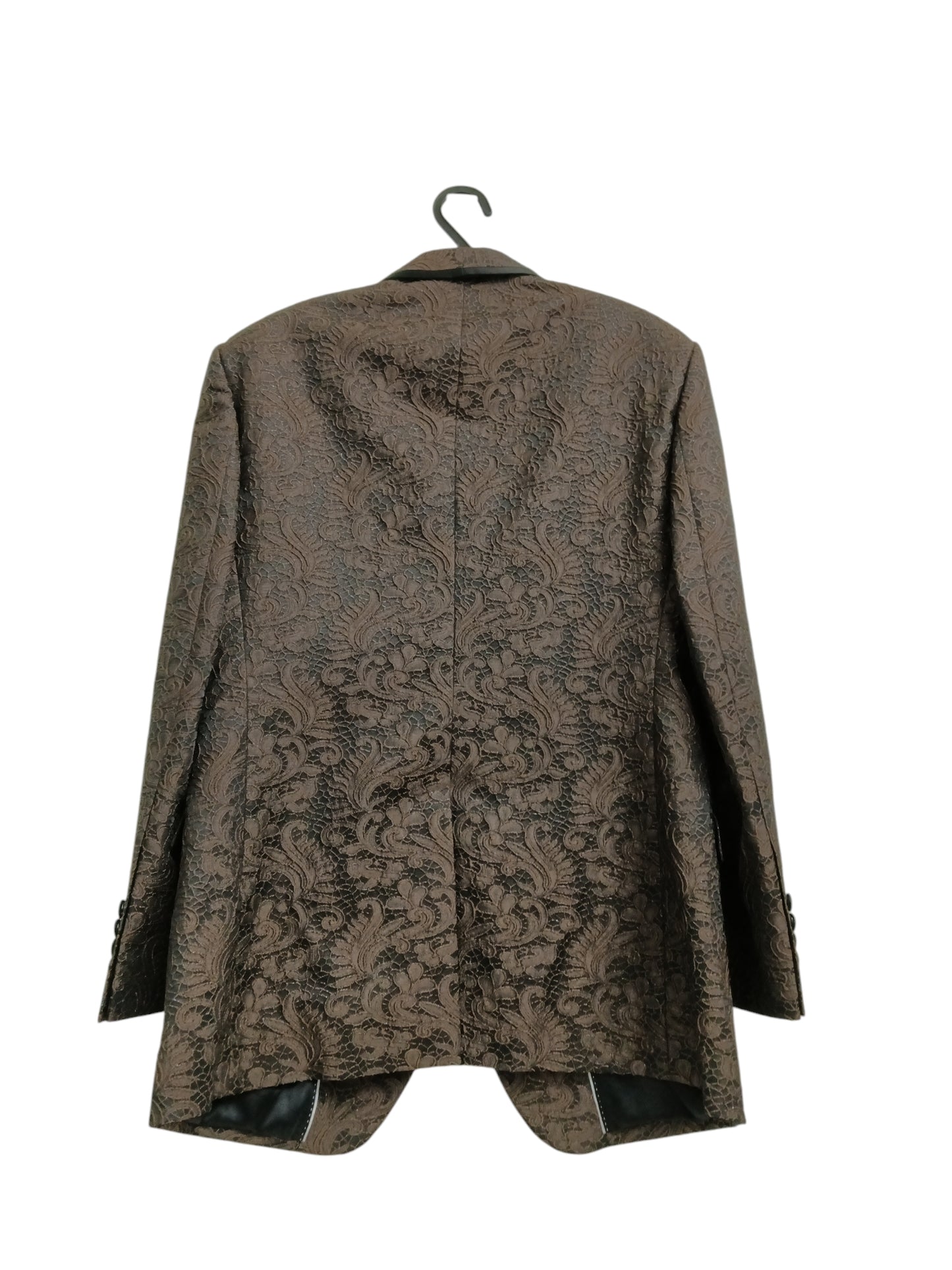 DOLCE&GABBANA JACKET 52 MENS BROWN/BLACK G2LL0T