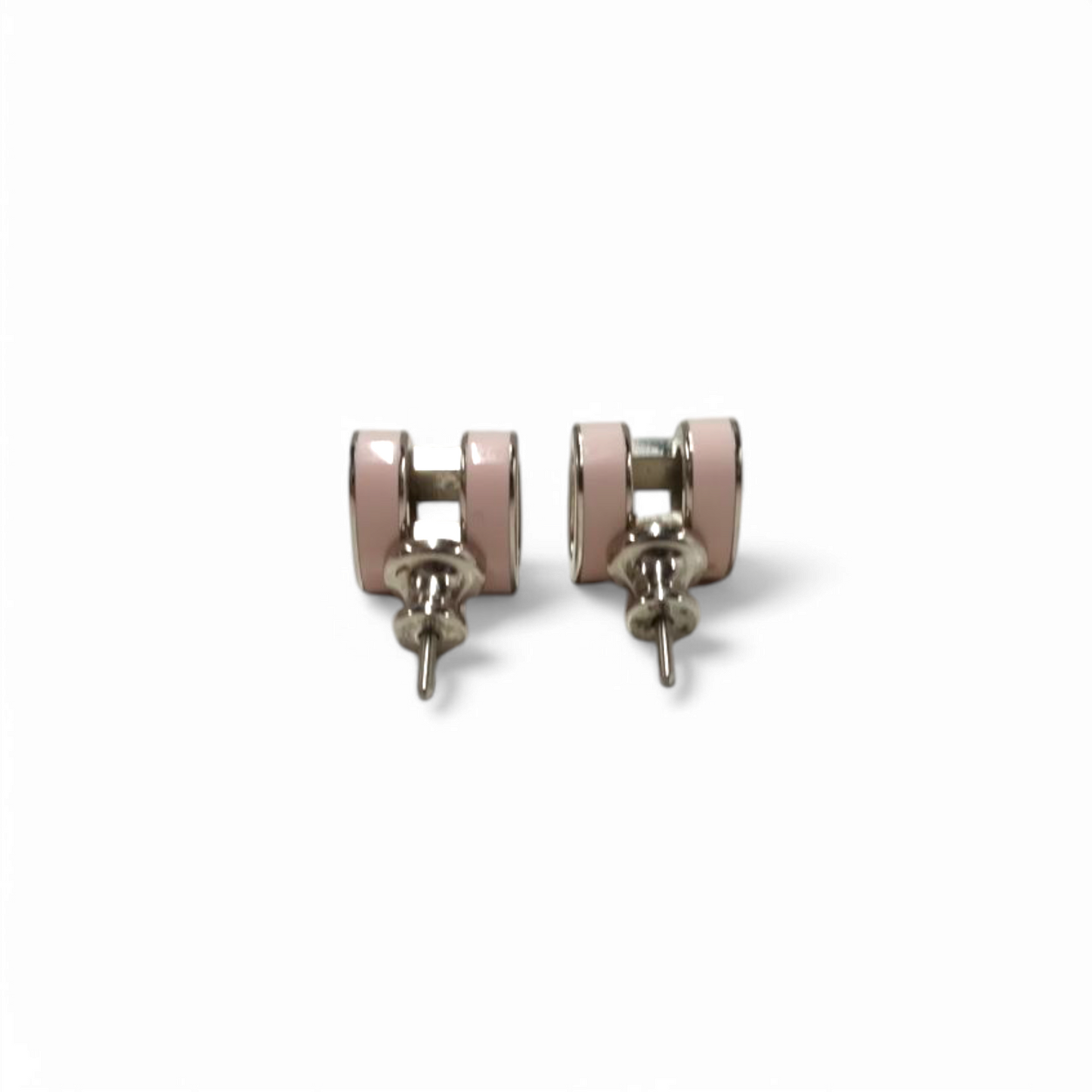 HERMES Earring Pink *scratch*
