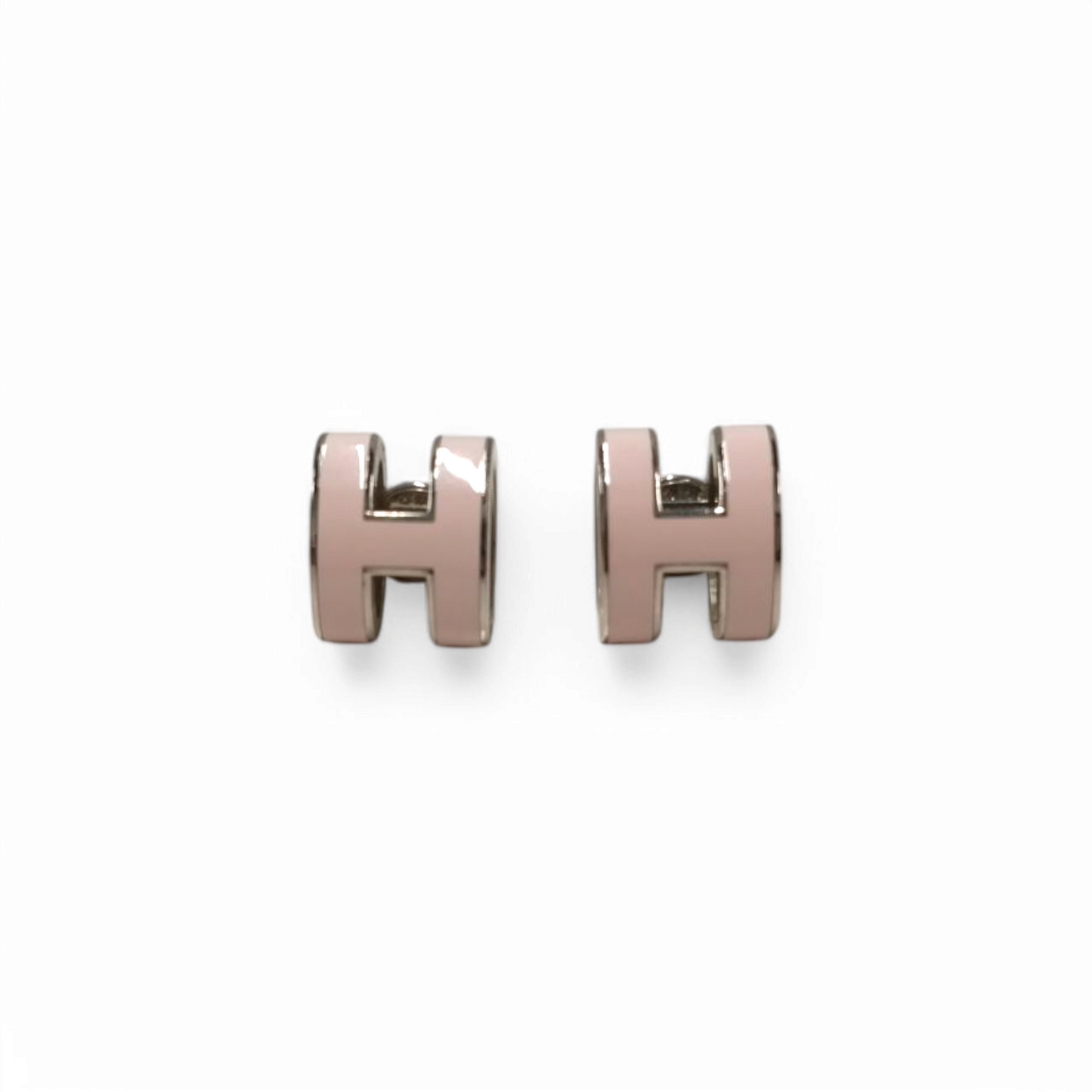 HERMES Earring Pink *scratch*