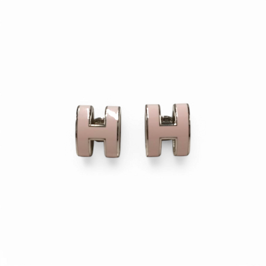 HERMES Earring Pink *scratch*