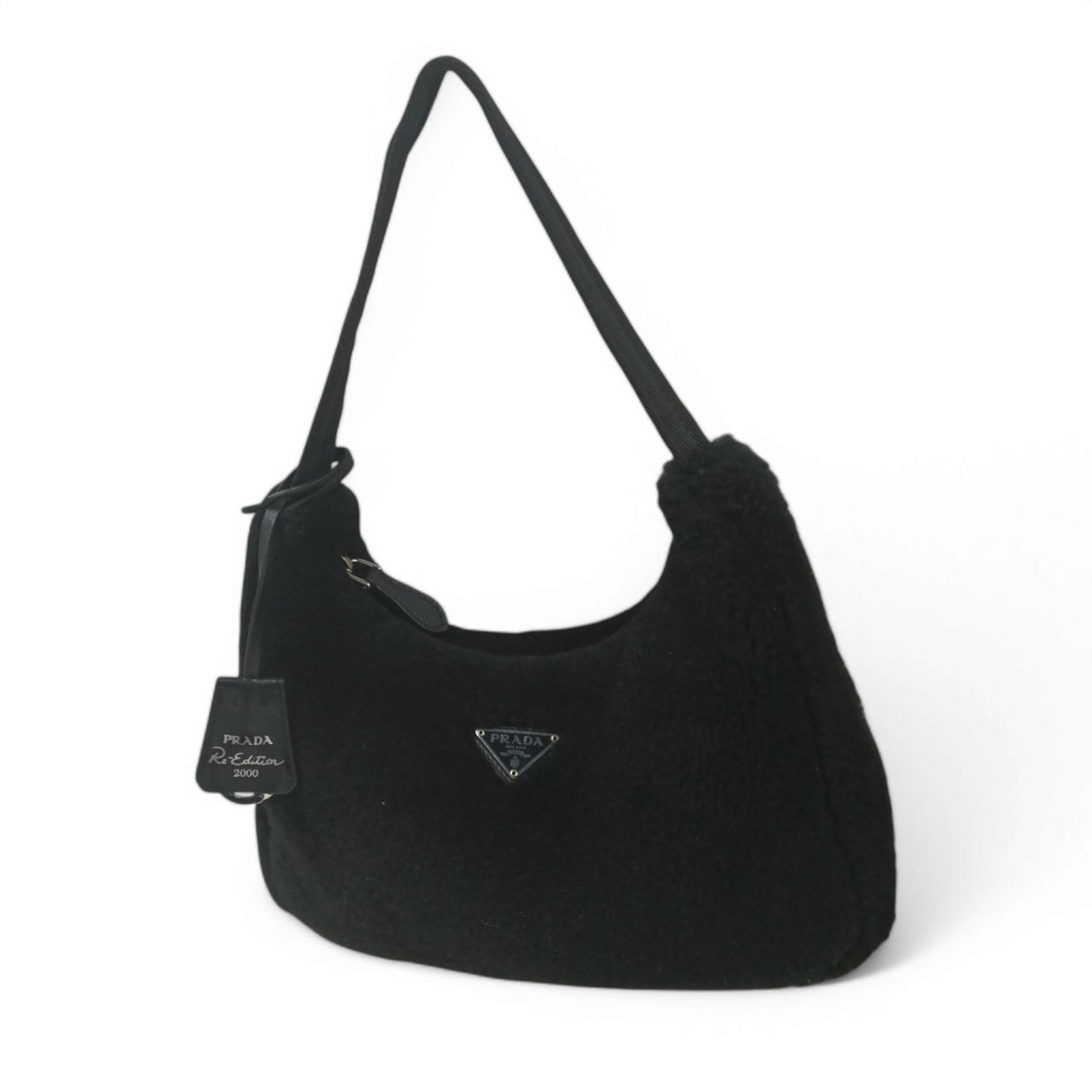 PRADA Handbag Re edition 2000  Black Rank B