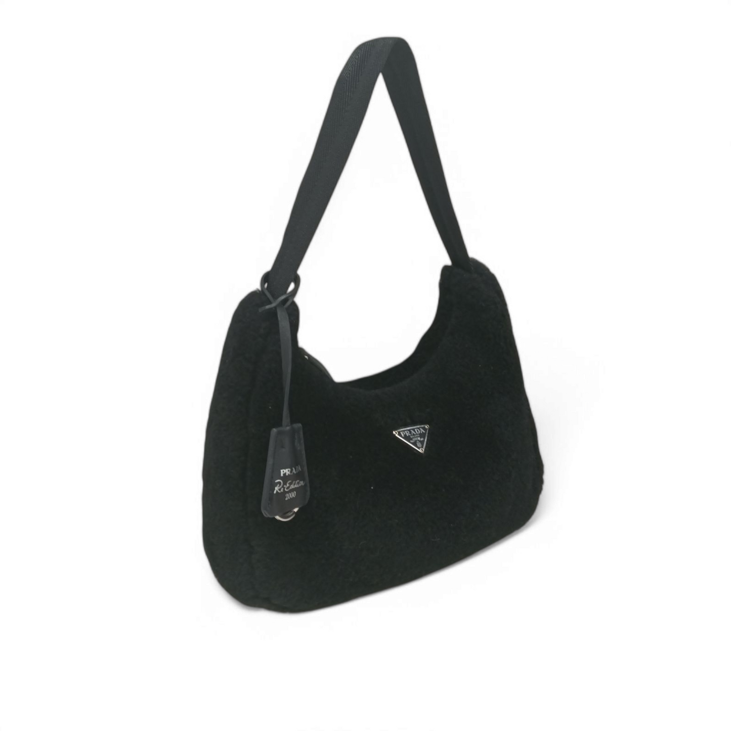 PRADA Handbag Re edition 2000  Black Rank B