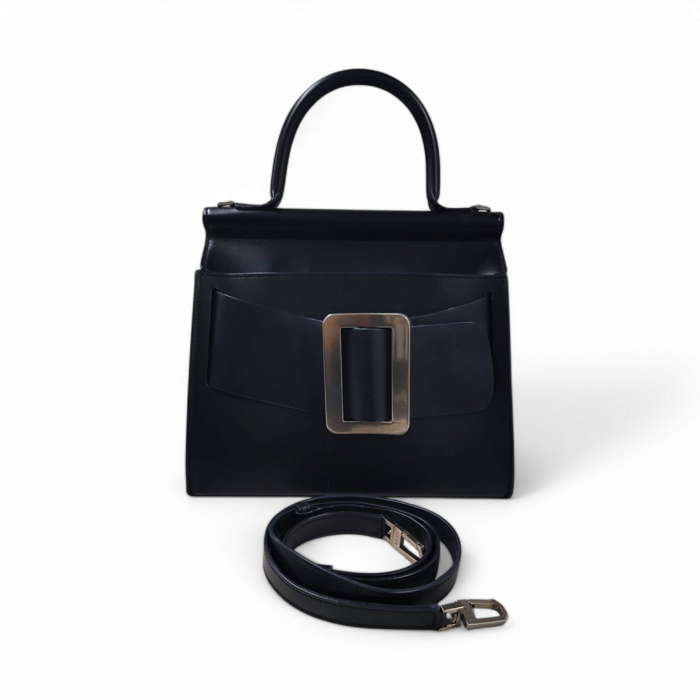 BOYY 2WAY Bag Karl 28 Black *Stain/Damge* Rank B
