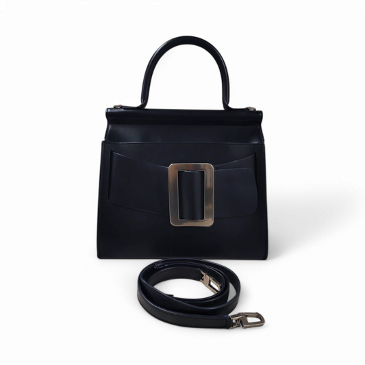 BOYY 2WAY Bag Karl 28 Black *Stain/Damge* Rank B