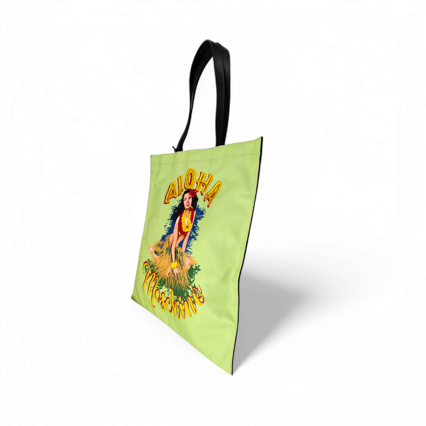 MOSCHINO Tote Bag Yellowish  Green Rank AB