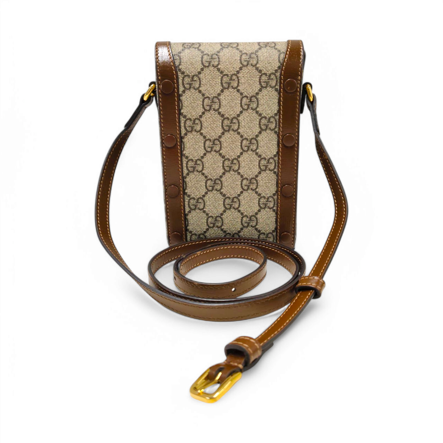 GUCCI Mini Shoulder Bag Beige 625615 520981 *small damage* Rank AB