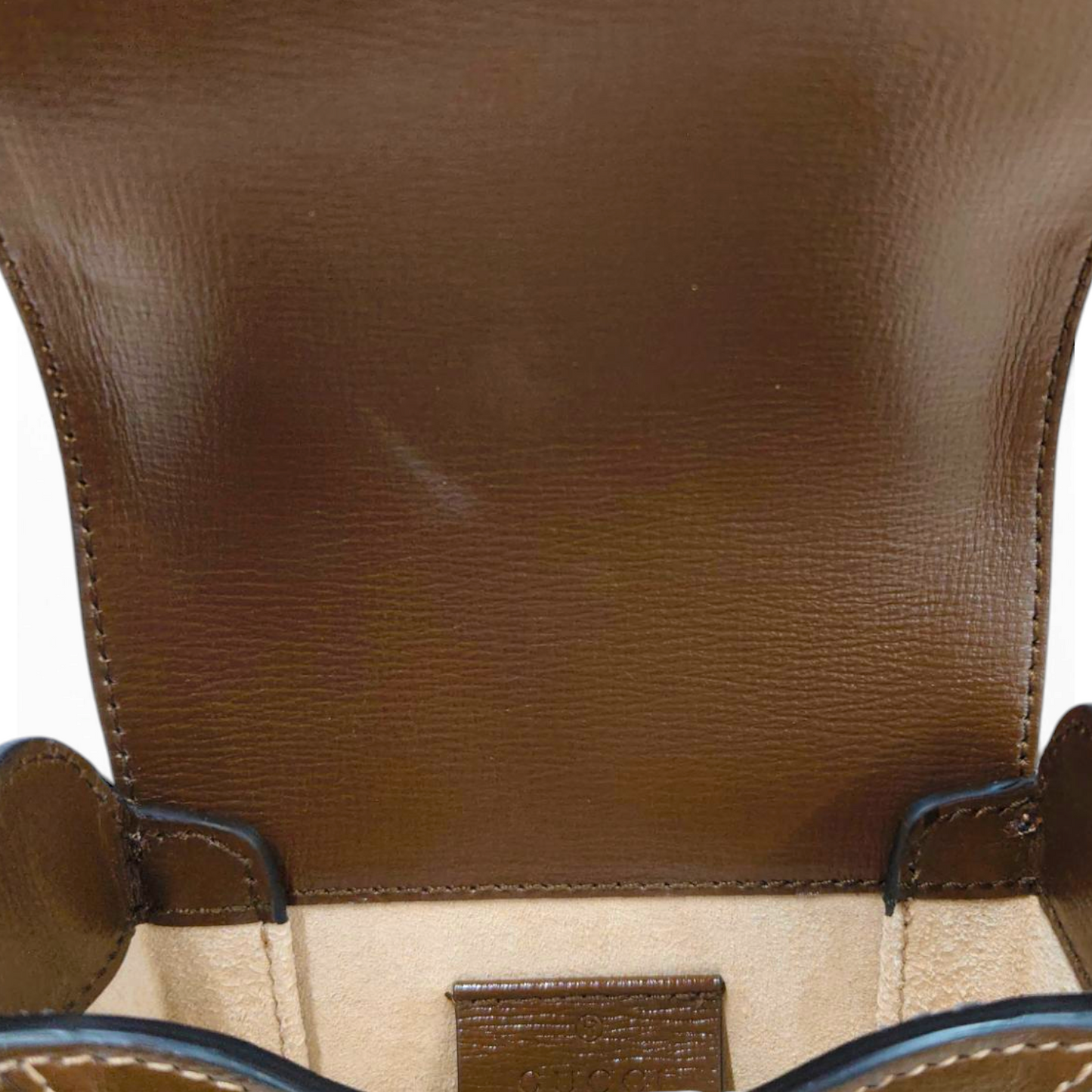 GUCCI Mini Shoulder Bag Beige 625615 520981 *small damage* Rank AB