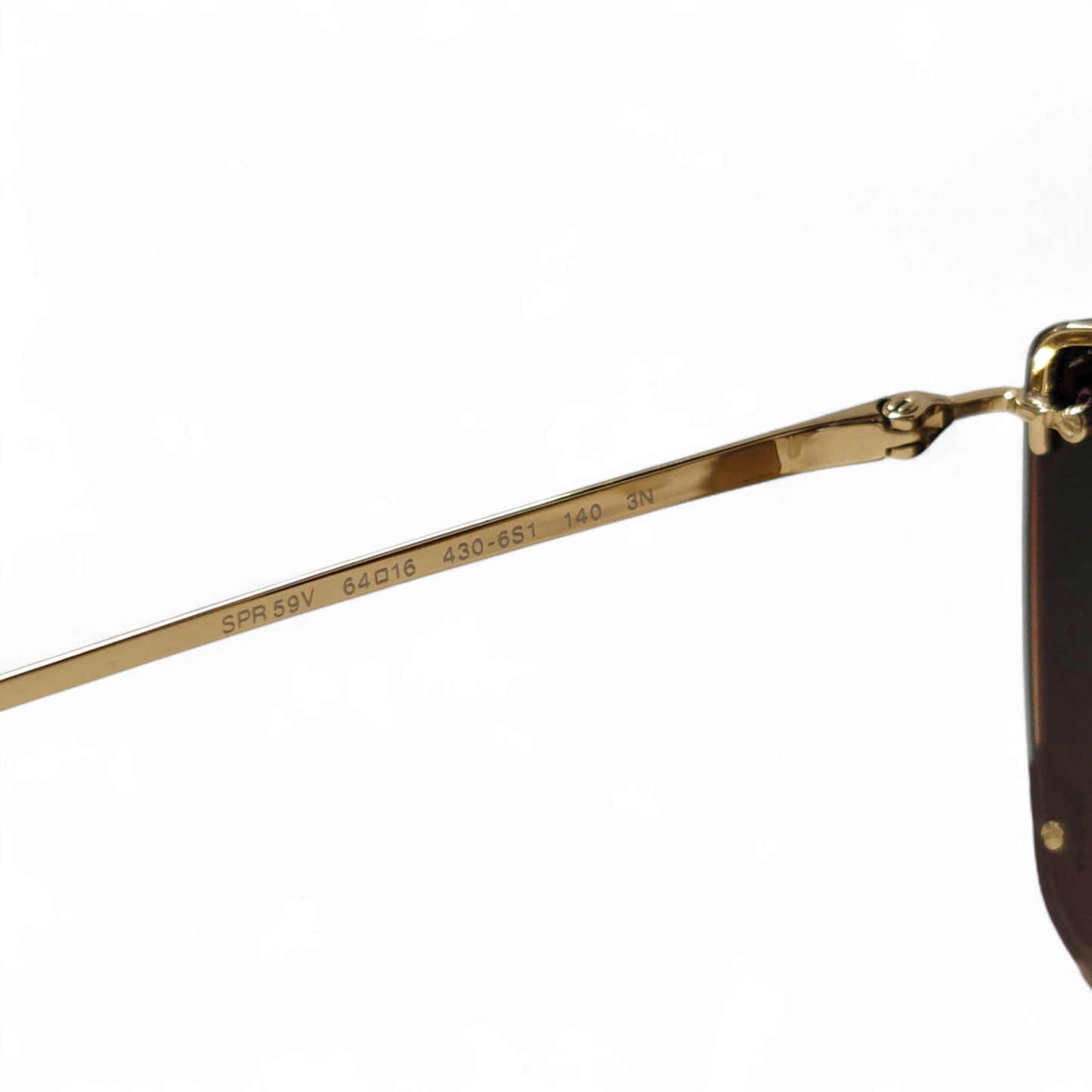 PRADA Sunglasses Red/Gold/White SPR59V Rank B