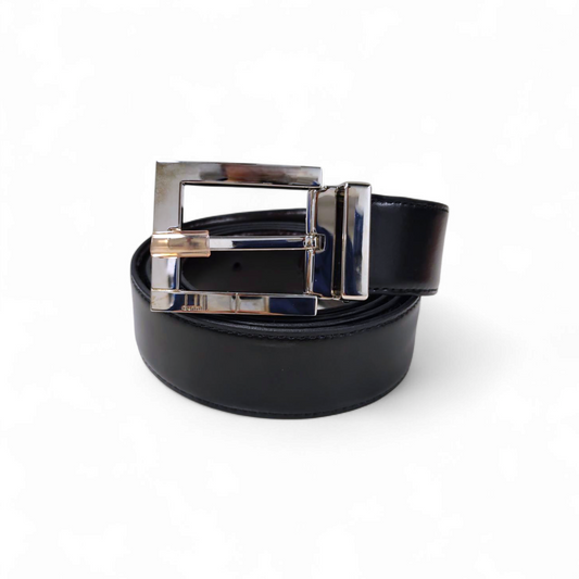 dunhill Belt Black And Brown 107/42 Rank B