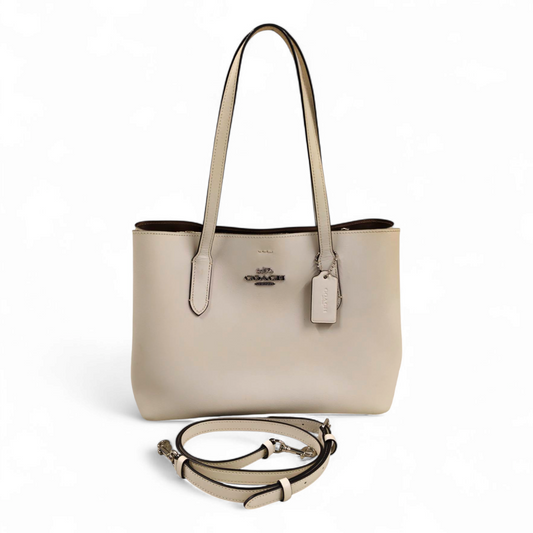 COACH 2WAY Bag F48734 Beige Rank B