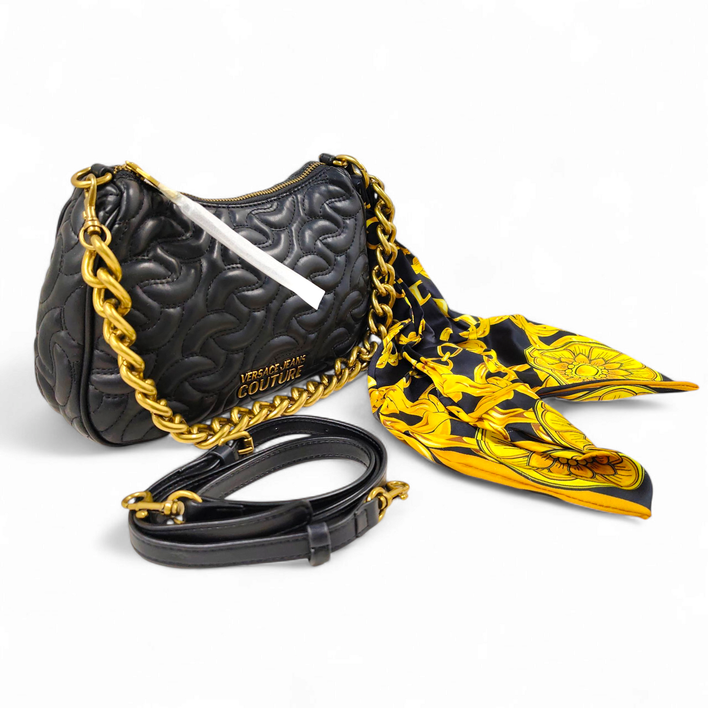 VERSACE 2Way Bag 75VA4BA6 Unused Item Blck