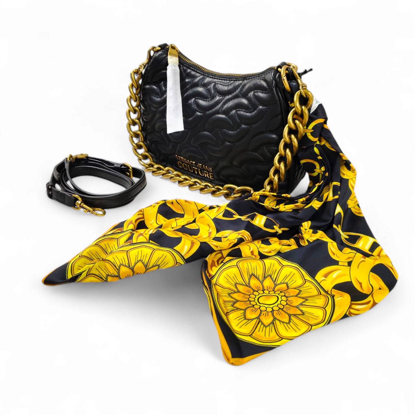 VERSACE 2Way Bag 75VA4BA6 Unused Item Blck